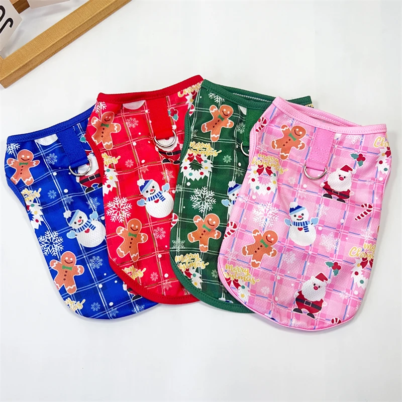 Christmas Dog Clothes New Year Pets Dogs Clothing For Small Medium Dogs Costume Chihuahua Pet Shirt Warm Dog Clothing Yorkshire