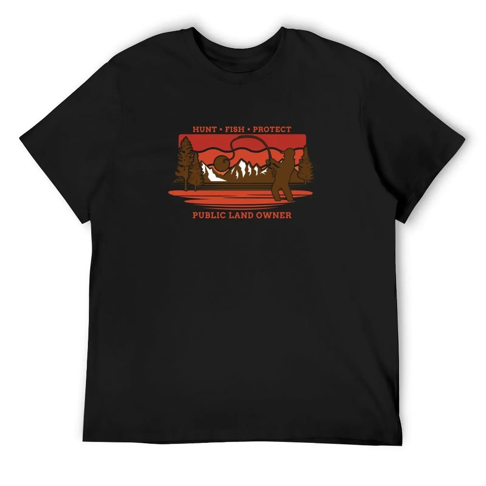 

Fly Fishing Public Land Owner T-Shirt Clothing street wear korean fashion anime shirt mens graphic t-shirts hip hop