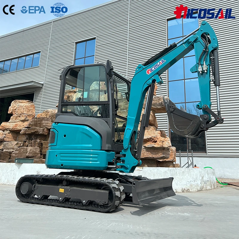 

Мини-экскаватор NICOSAIL OKW35E 3,5 тонны с гидравлическим приводом, двигателем Kubota, нулевым выносом задней части, строительная техника