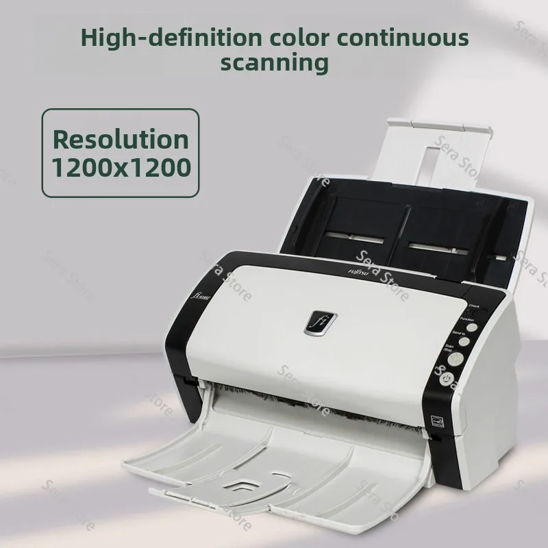 Fast continuous automatic paper feeding double-sided color high definition professional office small scanner machine