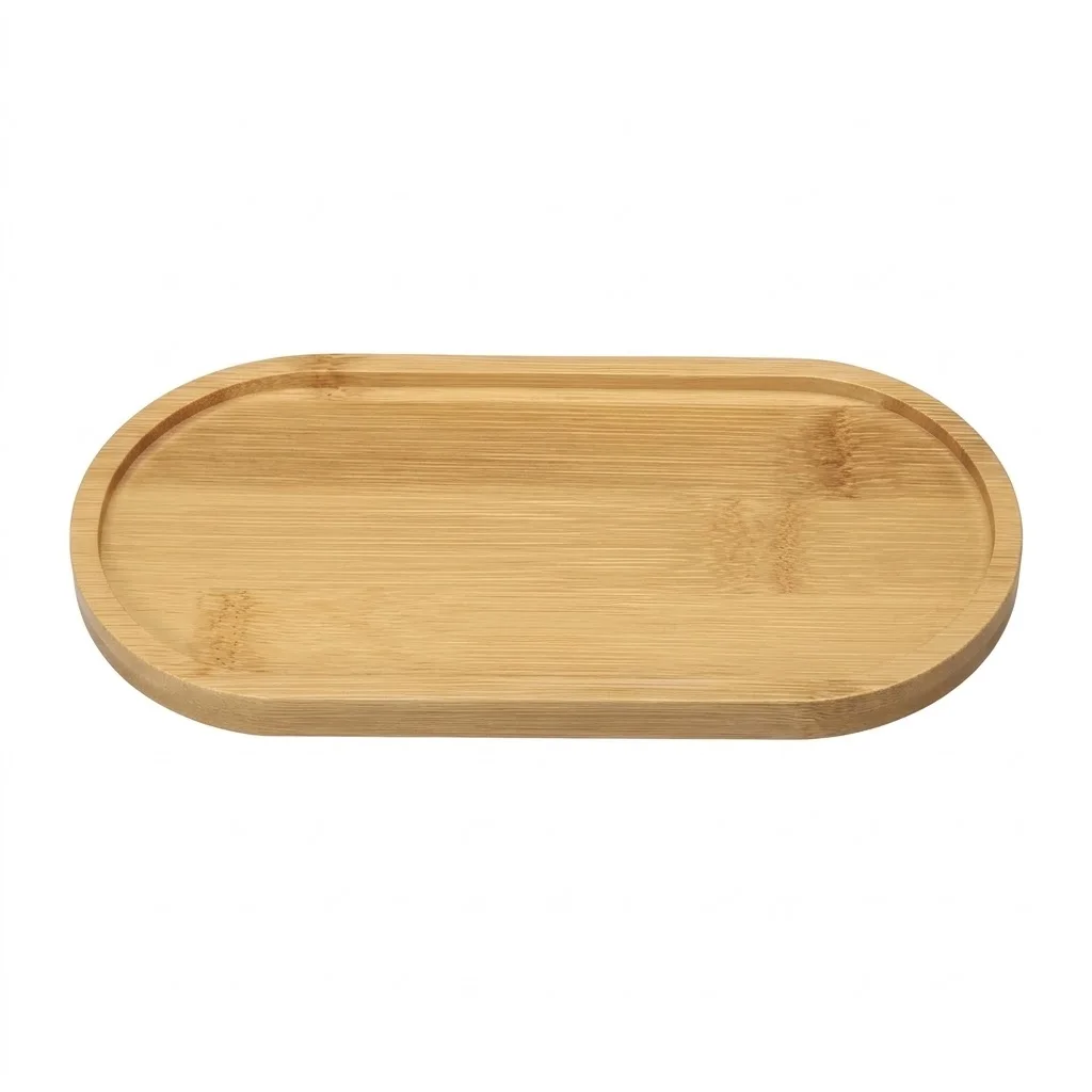 Creative Bamboo Wood Coaster Plate Tray For Coffee Cup Kitchen Decorative Saucer Mat Flower Pot Multi Purpose Home Decoration