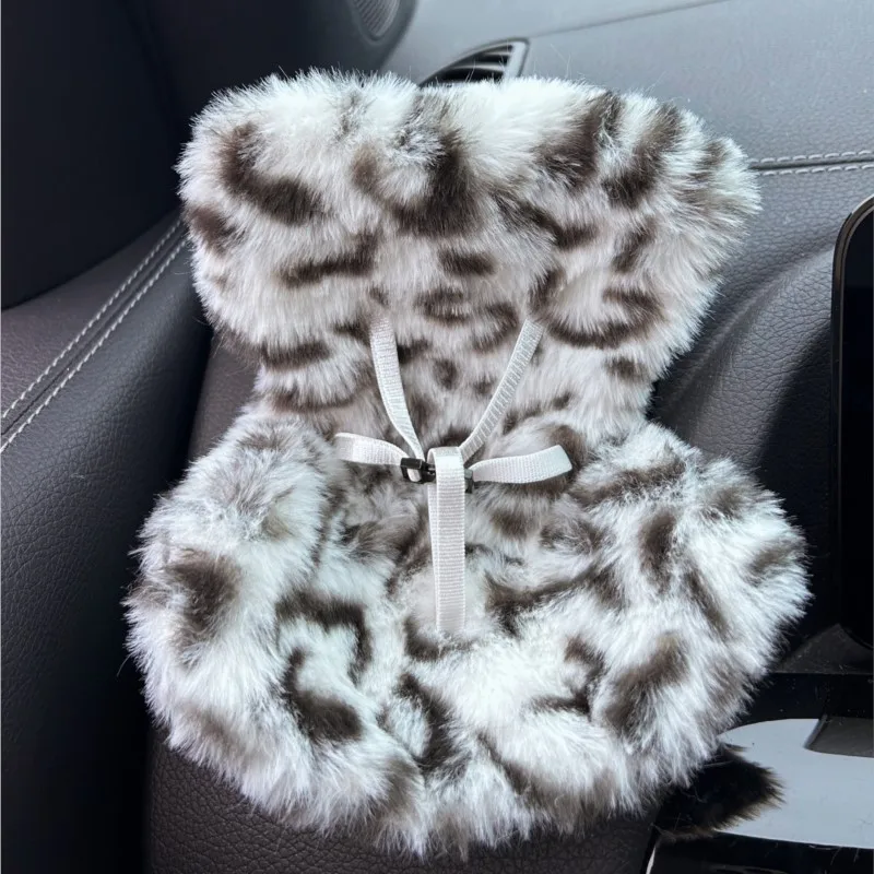 Mini Plush Doll Safety Seat High-grade Soft Car Ventilation Safety Chair For The Monster Doll Accessorie Car Interior Decoration