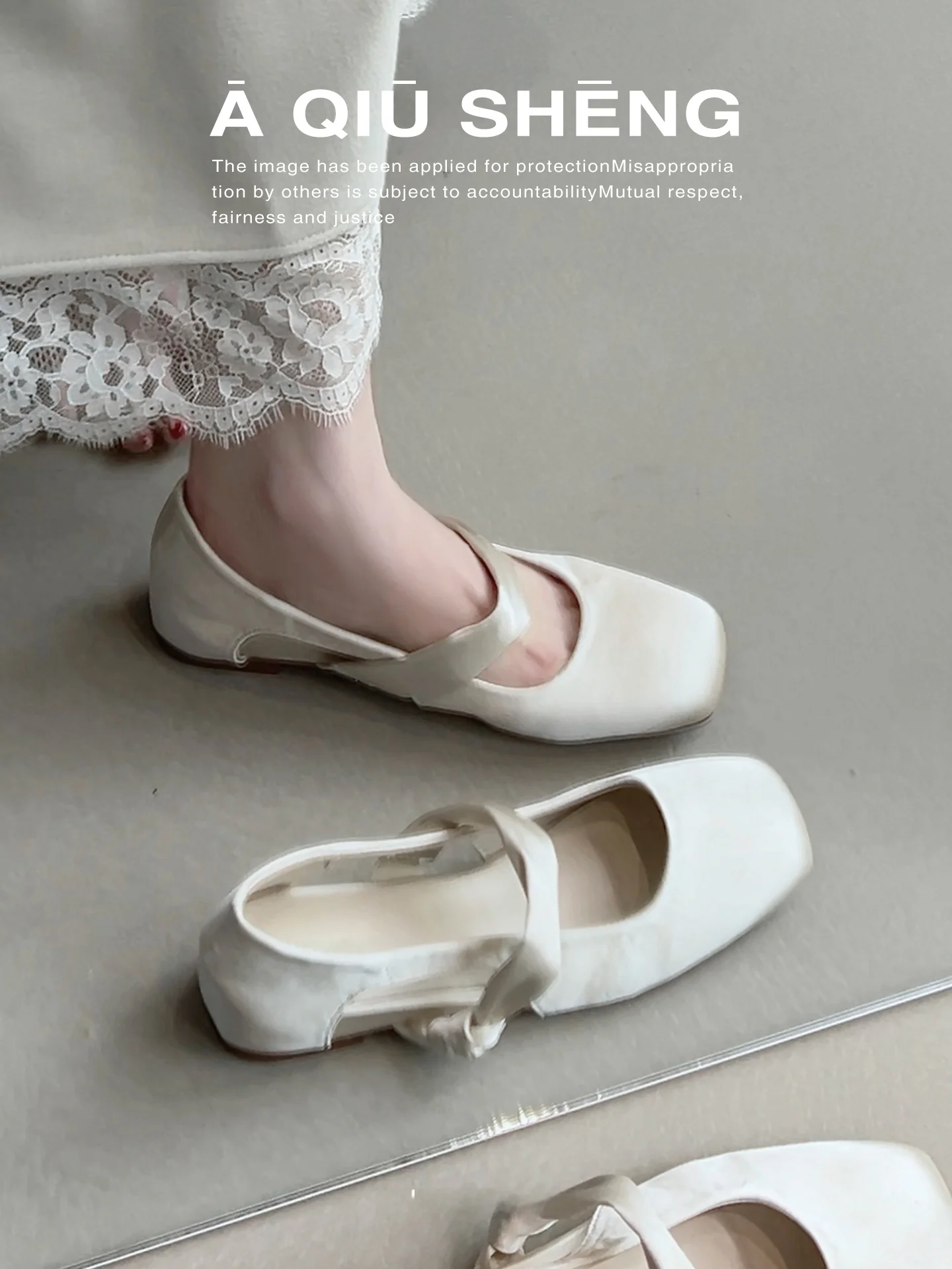 sheepskin-version-ballet-style-increased-height-single-shoes-gentle-satin-side-open-mary-jane-shoes-fashionable-flat-footwear