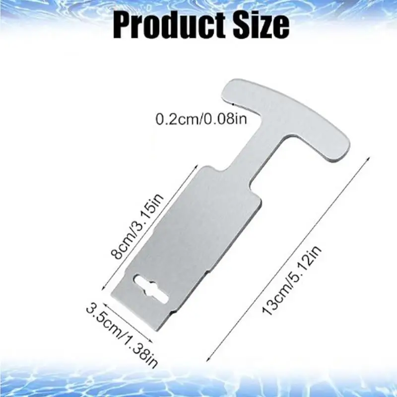 Pool Winterizing Plug Removal Tool Jet Removal Tool For Inground Pool Pool Drain Plug Removal Tool With Handle Grip For Nozzles