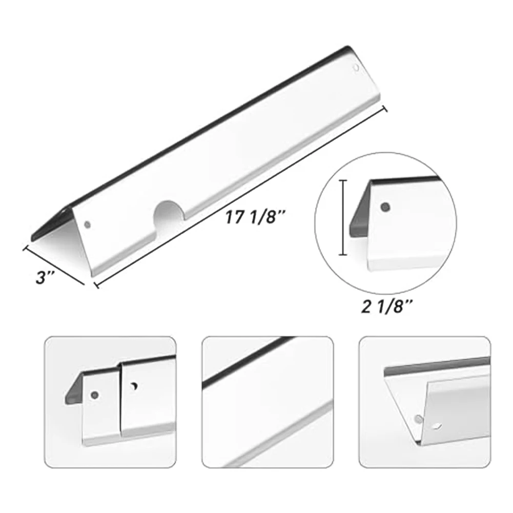 

Replacement For Flavorizer Bars for Weber II 300 Series Gas Grills Specifically for Models For 66032 66040 67095