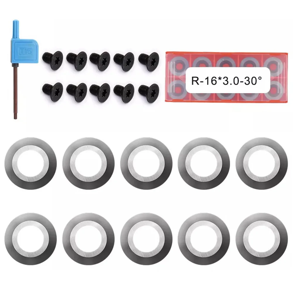 

Indexable Knives Carbide Inserts General Woodworking 30 Degree Cutting Tool Woodworking Accessories Easy Edge Rotation