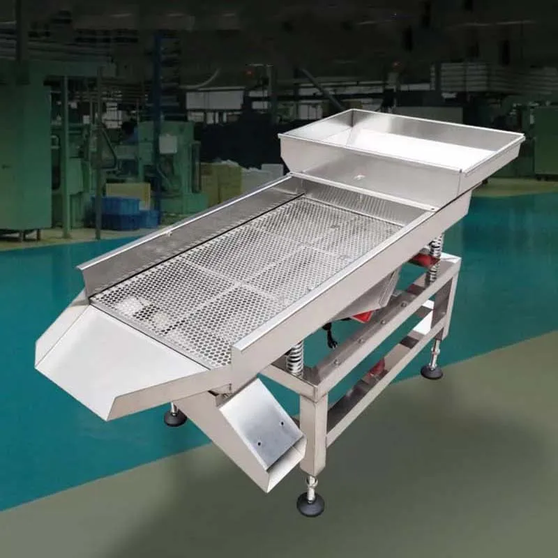 Linear Vibrating Screen Small Industrial Stainless Steel Food Vibrating Screening Machine