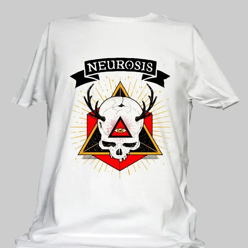 تي شيرت Neurosis Punk Rock Metal أبيض للجنسين S-3XL #1