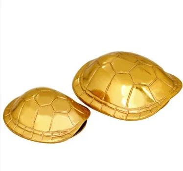 SCY  330+++The copper tortoise shell divination decoration feng shui supplies suangua tools tortoise shell divination