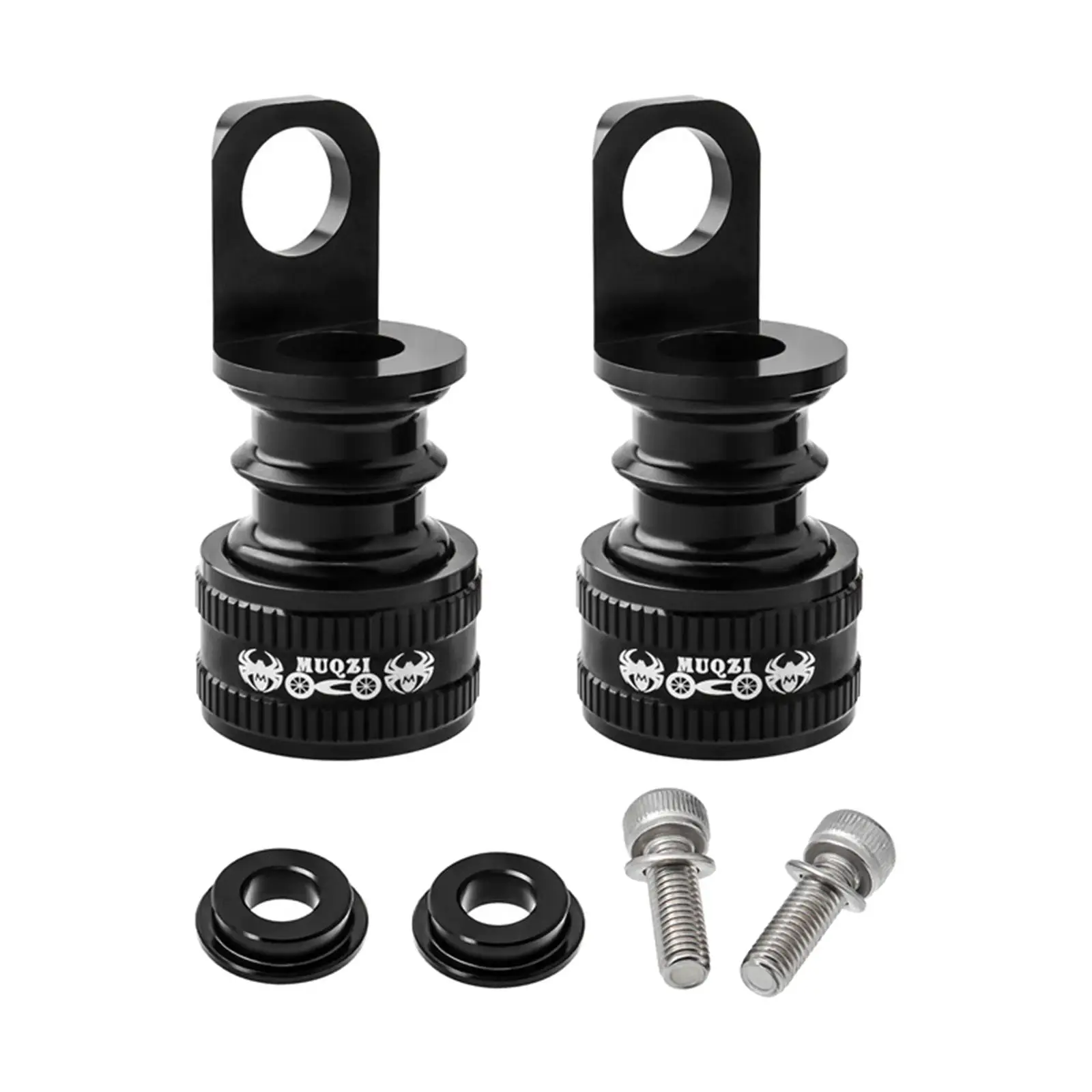 

1 Pair Quick Release Pedal Holder Frame Mount Adapter Fast Buckle for Foldable Bike