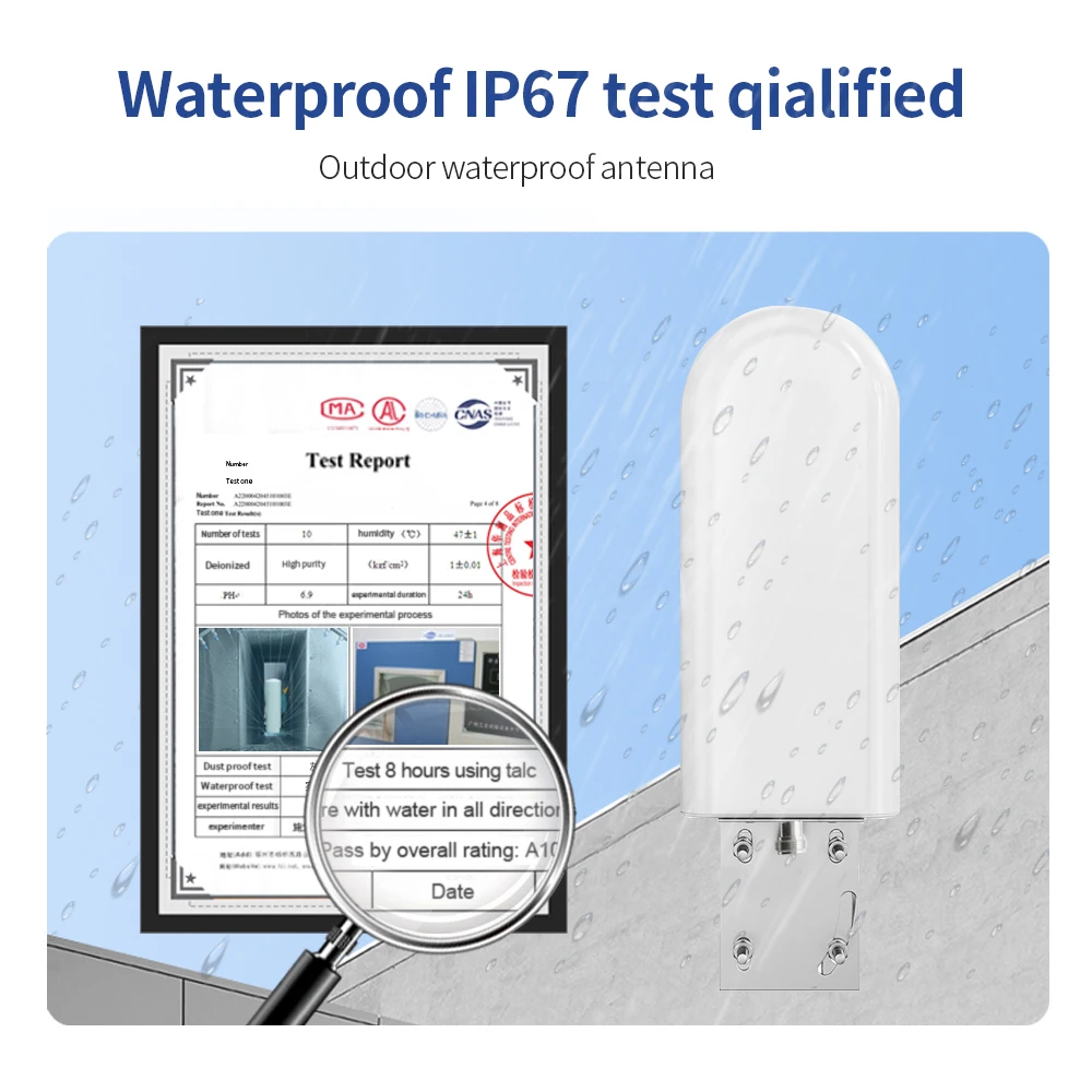 Imagem -05 - Antena Marinha Omni Exterior Roteador sem Fio Suporte de Montagem de Aço Inoxidável Alto Ganho 4g Lte 5g 6983800mhz