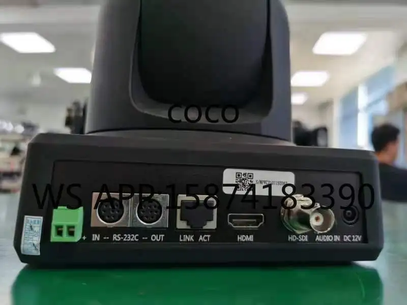 Audio Video Live Streaming IP PTZ Camera, 12X Zoom with SDI-HDMI Interfaces, Professional for Video Conference
