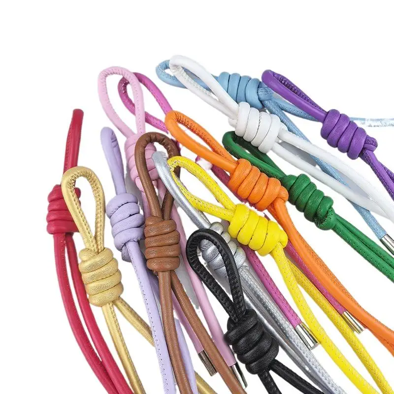 1 Stück Kreativer Vielseitiger Taschenanhänger DIY Handgefertigte Kette Hängende Dekorationsaccessoires ﻿ Hochwertiger gewebter PU-Leder-Seil-Schlüsselanhänger – Detail 5
