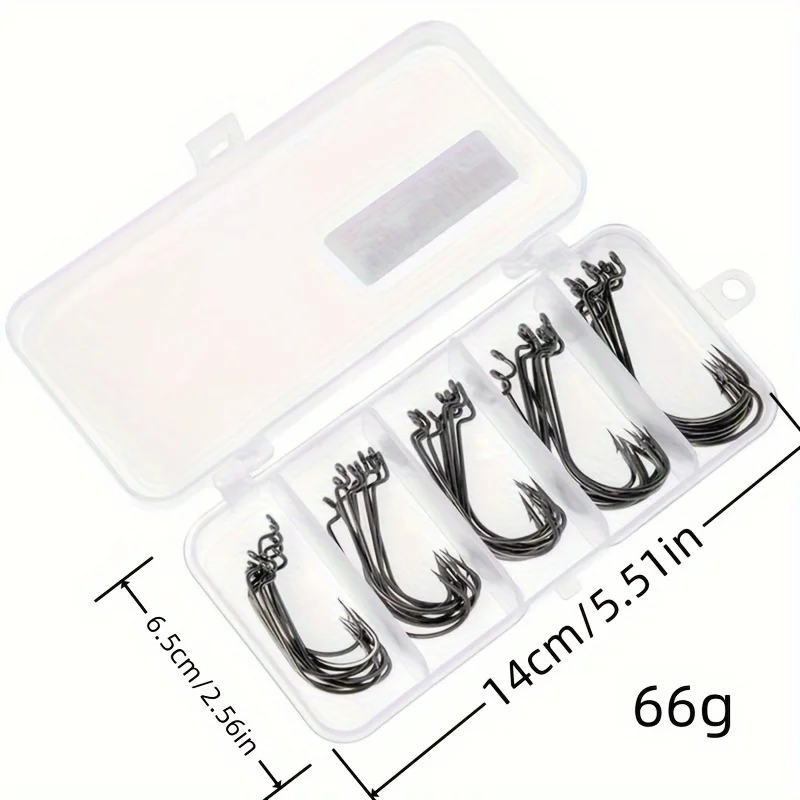 High carbon steel six times reinforced 50 fish hook set crank hook lure sea hook wide thickened fish hook crank with barbed hook