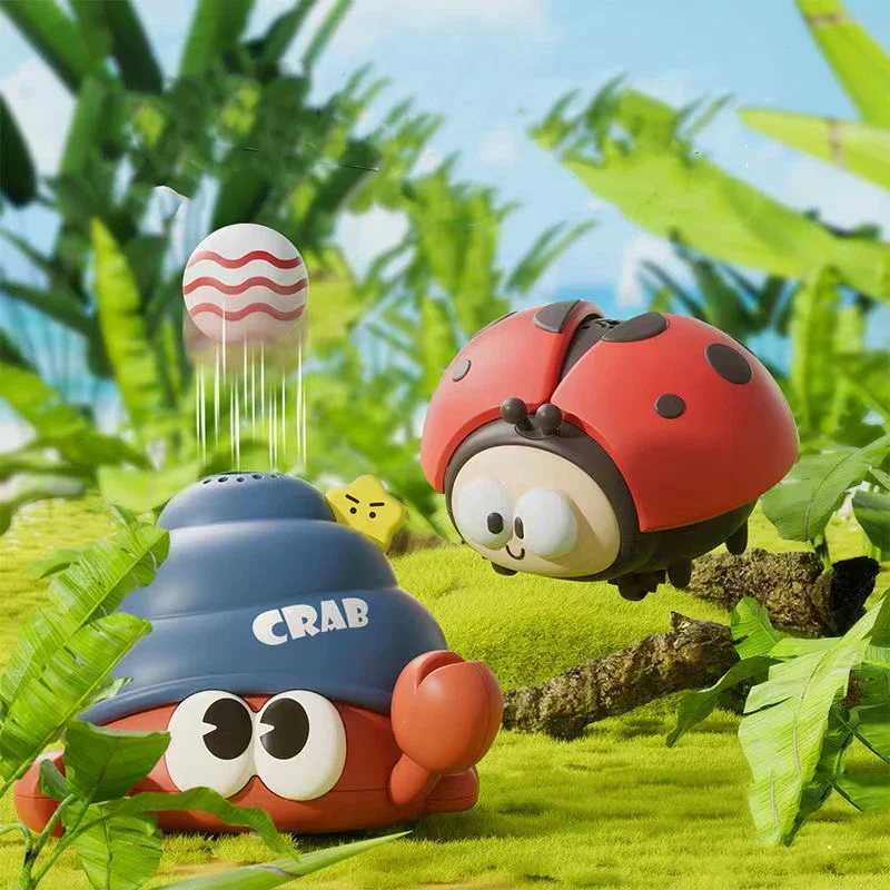 الخنفساء العائمة الكرة الأطفال التعليم المبكر التركيز لعبة التدريب بنين بنات 6 سنوات كراب لطيف الحيوانات اللعب #2