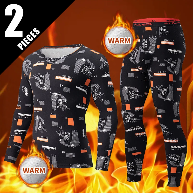 2-Piece Autumn And Winter Men's Plaid Multi-Color Printed Warm Suit Sports And Leisure Autumn Pants Fashionable Home Wear
