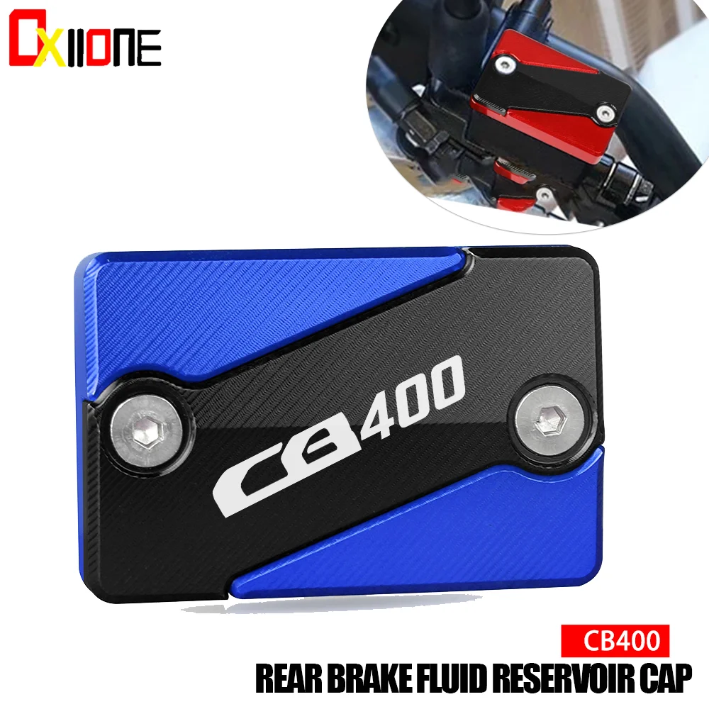 

For HONDA CB400 CB 400 1992 1993 1994 1995 1996 1997 1998 Motorcycle Parts CNC Aluminum Rear Brake Fluid Reservoir Cap Cover