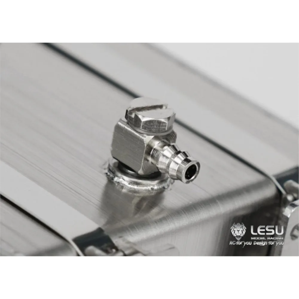 LESU Metalowy Zbiornik Płynu Hydraulicznego 82*50*50 MM Część Zamienna do Ciągnika RC 1/14 Model DIY Tamiyaya Zabawki Outdoor TH02589