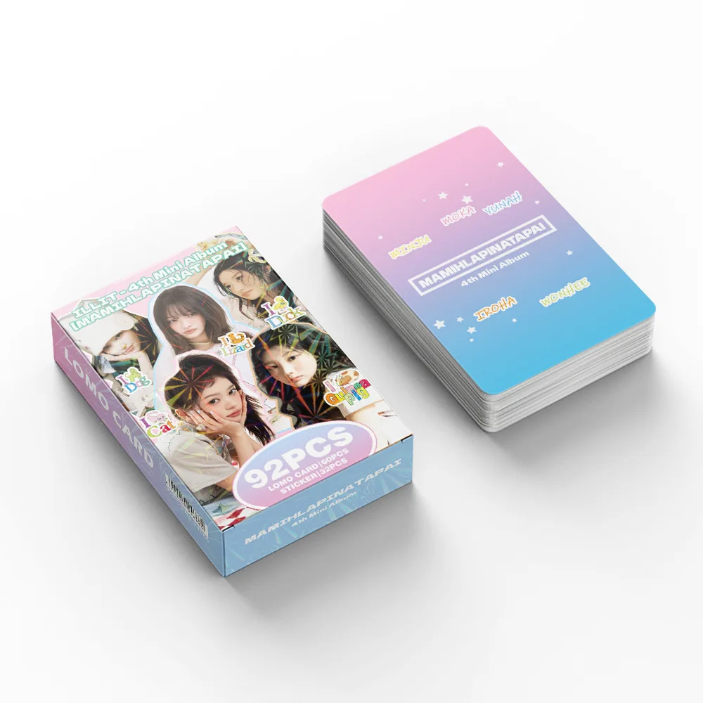 92 K-pop girl group mini cards new album TNOT CUTE ANYMORE celebrity photo cards stickers LOMO cards gift view 2