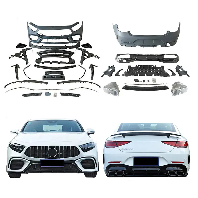 

STLF2018-2021Y CLS W257 Upgrade to GT63 Car Body Kit Auto Body System Parts Accessories Front Bumper for Mercedes Benz CLS Class