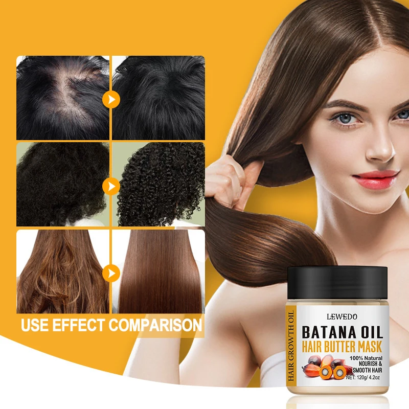 Batana Oil Hair Conditioner Butter Hair Mask Healthier Thicker Hair Long Lasting Moisturizing Anti-dry Hair Care Product