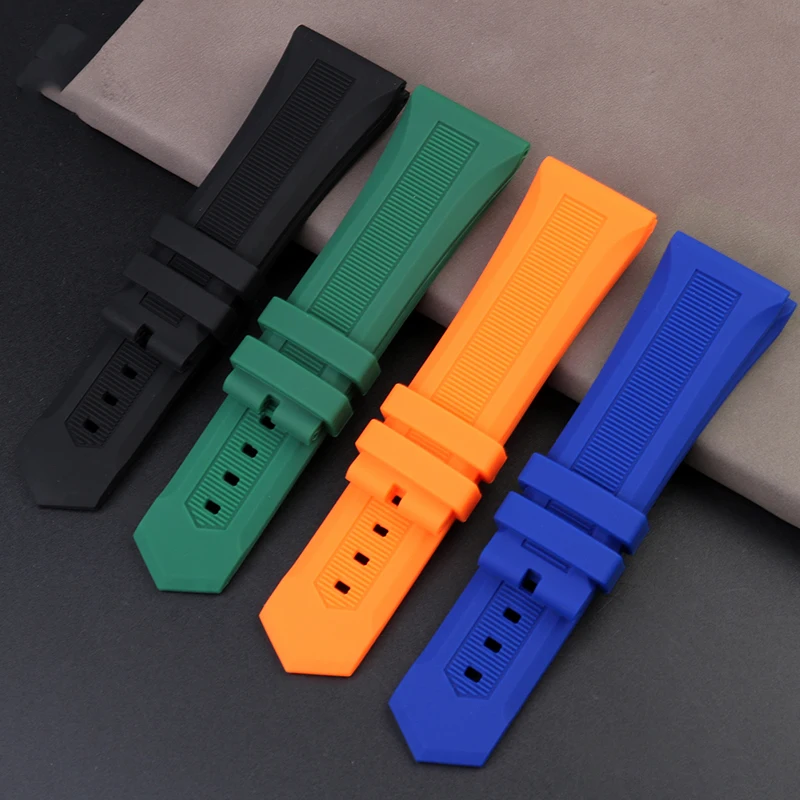 26mm 28mm silicone bracelet for Seven Friday M2 P1 V3 Q1 series waterproof silicone rubber watch strap men\'s wristband watchband