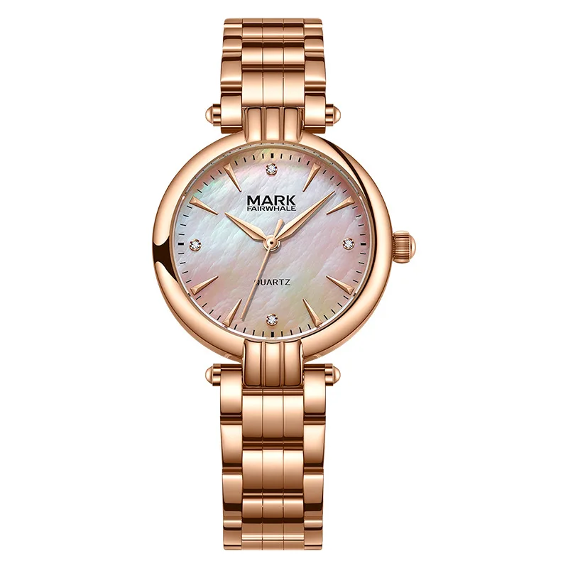 FAIRWHALE Luxury Top Brand Quartz Watch Ladies Fashion Rose Gold Wrist Watch Women 2024 Watches Relogio Feminino Montre Femme