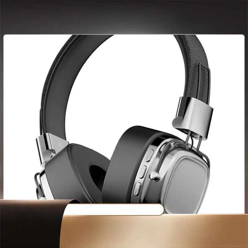 

Bluetooth 5.3 Retro Wireless Headset Heavy Bass Headphones Mobile Computer Multifunctional Headset, Durable Easy Install B-X64A