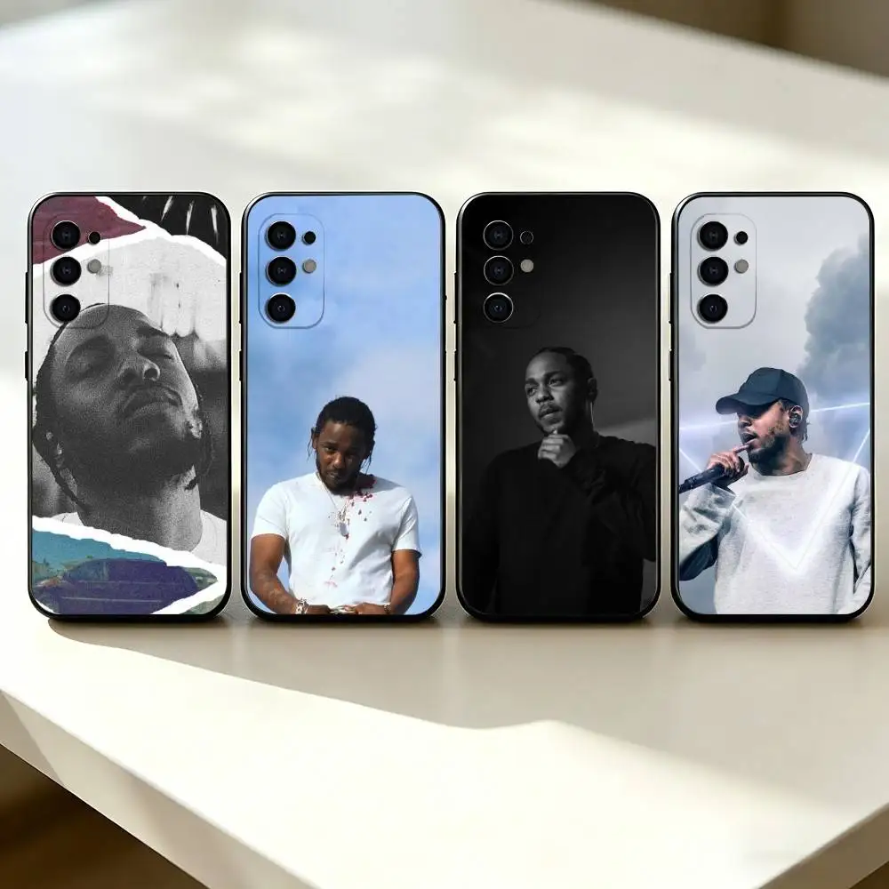 Coque de téléphone en silicone souple noire pour Samsung S25, S24, S21, S22, S23, S30, Ultra, S20, Plus, Fe, avec motif du rappeur K-Kendrick Lamar