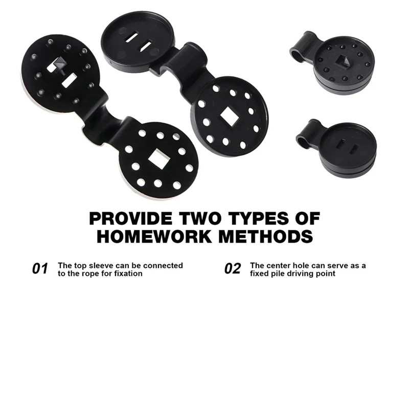 Clips en Plastique pour Auvent d'Ombre d'Extérieur, réinitialisation Réseau pour Bâtiments de Jardin, Clôture, Filet, Fixation, Camping, 200 Pièces, AwO2