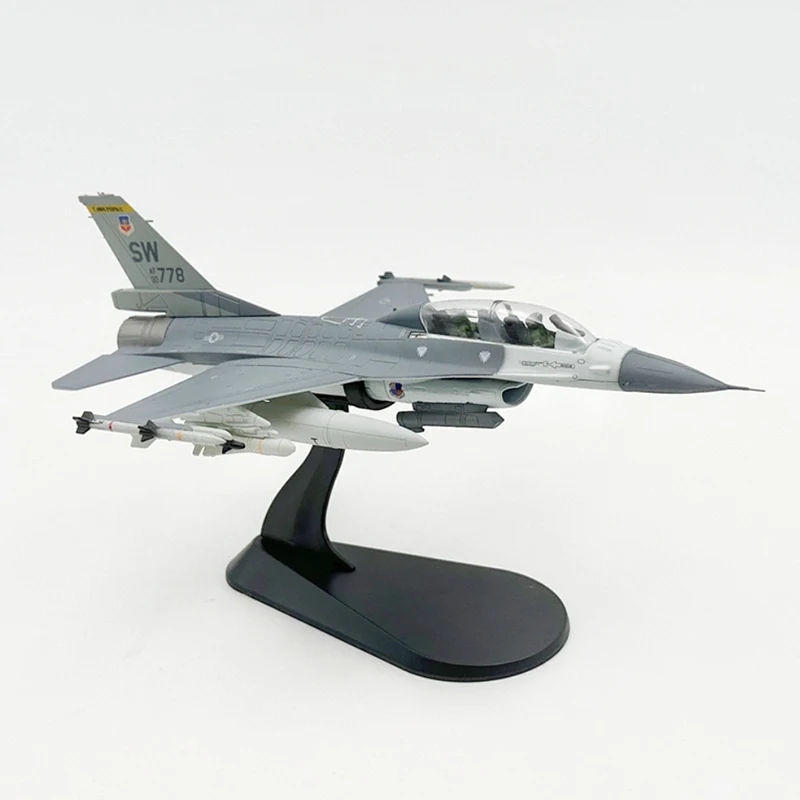 Diecast Metal Alloy for F-16 F16D Falcon Team US Air Force Model 1
