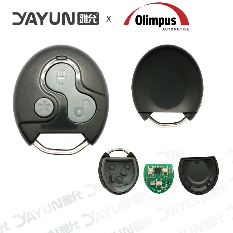 YAYUN Olimpus Original Or Modified Complete Alarm Control Key With Red Or Blue LED For Mitsubishi Pajero Tr4 Vw Gol Voyage Fox