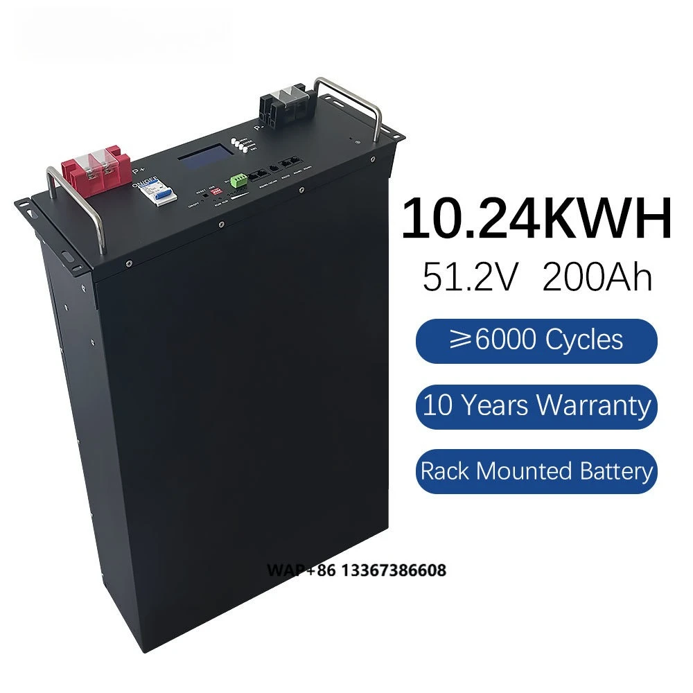 200Ah 10 kWh Lithium Battery House Solar Power System Solar Panels for Home from 1000W to 1500W High Voltage Lithium Battery