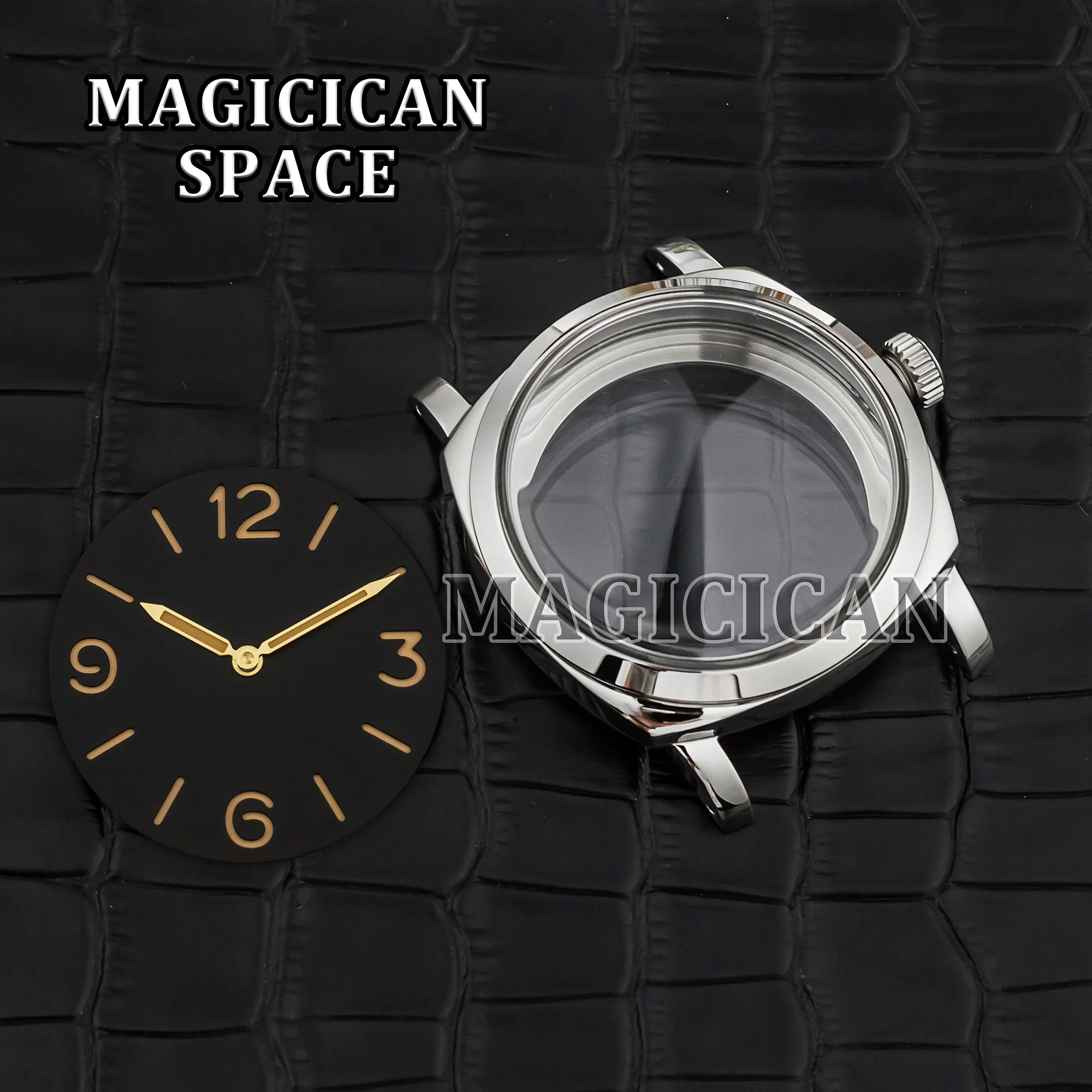 

High Quality Arcylic Bubble Mirror 10ATM Waterproof Watch Case for PAM 6154 Watches 47mm Case fit ETA 6497/6498/ST3600 Movement
