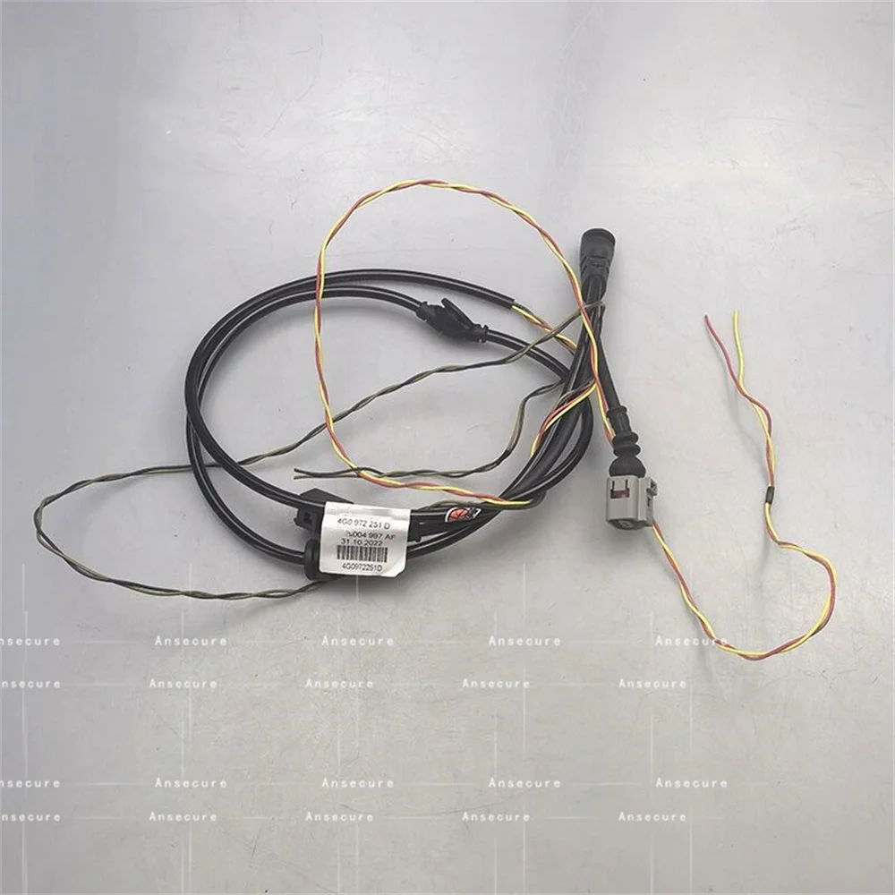 Genuine  Front Left  Speed Sensor  Wiring Cable Harness For Audi A6 C7 S6 A7  2011-2014  4G0972251D   4G0972251E