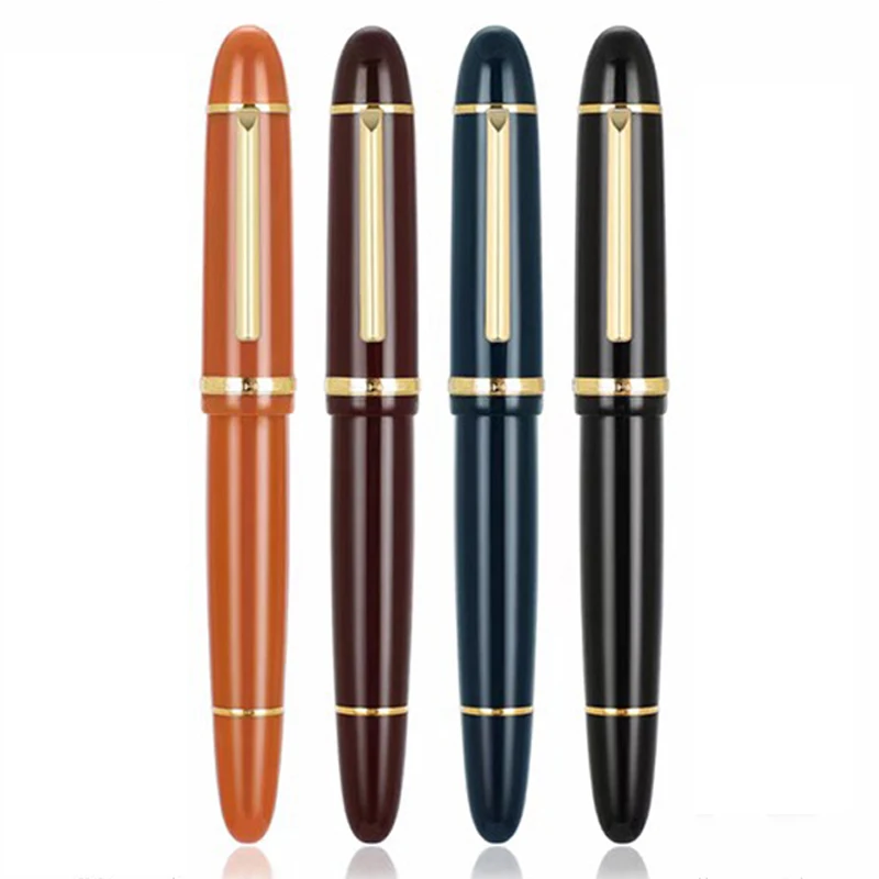 

4X Jinhao X159 Resin Barrel Big Size Fountain Pen Extra Fine/Fine/Medium Nib With Converter Business Office School Supplies