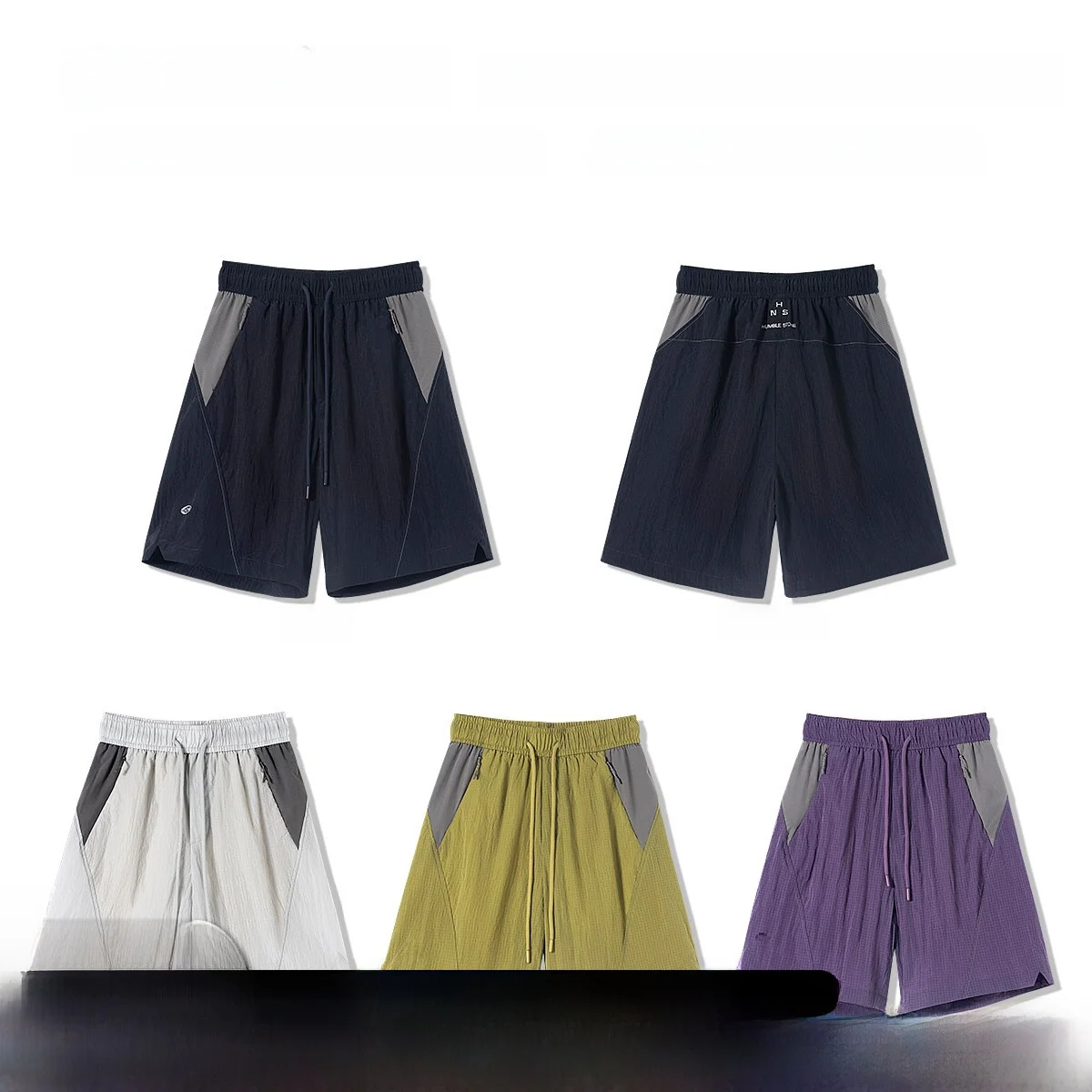 Humble Stone Men's Lightweight Breathable Mesh Sports Shorts Summer Fashionable Urban 3.0 Polyester Fiber Standard Fit
