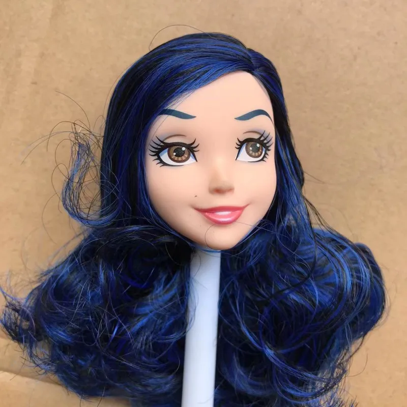 Gläser Augen mit echten Wimpern Puppenköpfe Bunte weiche Puppenteile Weiße Haut Puppenzubehör Mädchen Geschenk Spielzeugfiguren – Detail 3