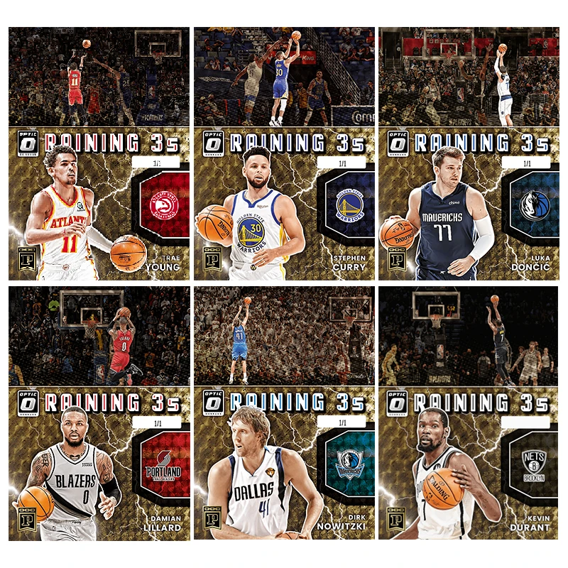 

Diy Homemade Panini Basketball Star Card Trae Young Curry Doncic Lillard Durant Character Collection Card Toys Gift