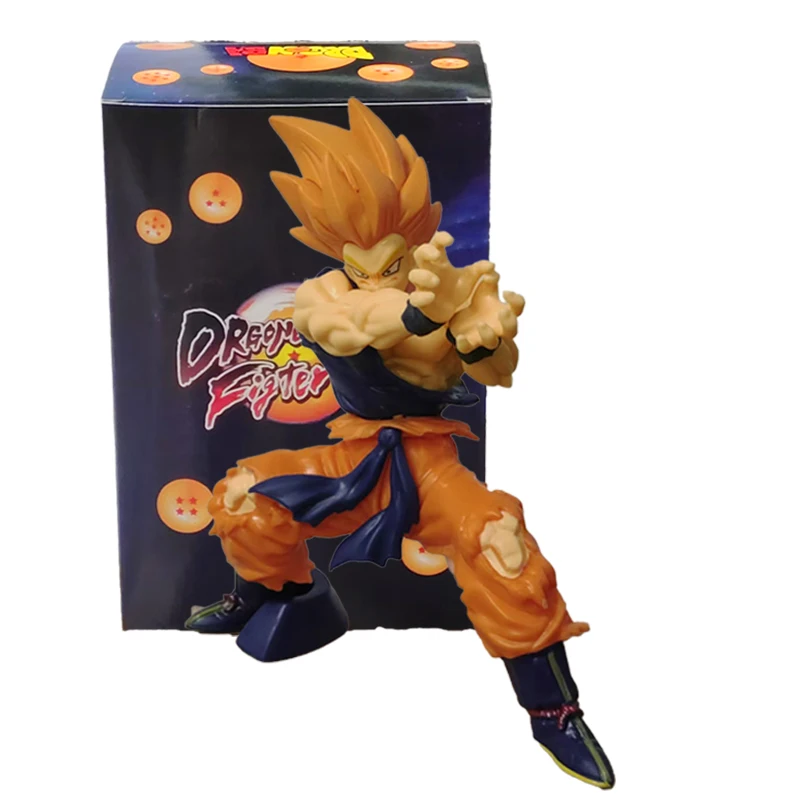 Figurka anime Dragon Ball Z Son Goku, uszkodzona w bitwie, efekt fali uderzeniowej, statuetka z mangi, figurka akcji z PVC, kolekcjonerski model, zabawka, prezent