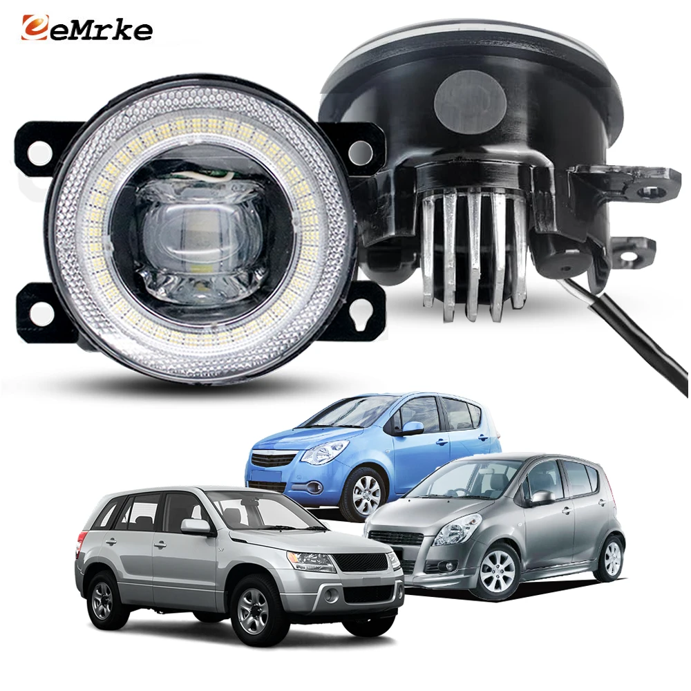 

Для Opel Vauxhall Agila B H08/Suzuki Splash Vitara Escudo Grand светодиодные противотуманные фары объектив 30 Вт Angel Eye аксессуары для внешних фонарей