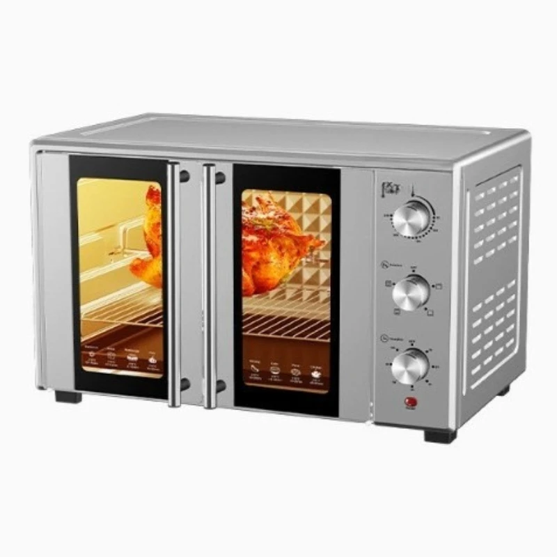 Double door oven 50L large capacity, multi-functional baking, household oven
