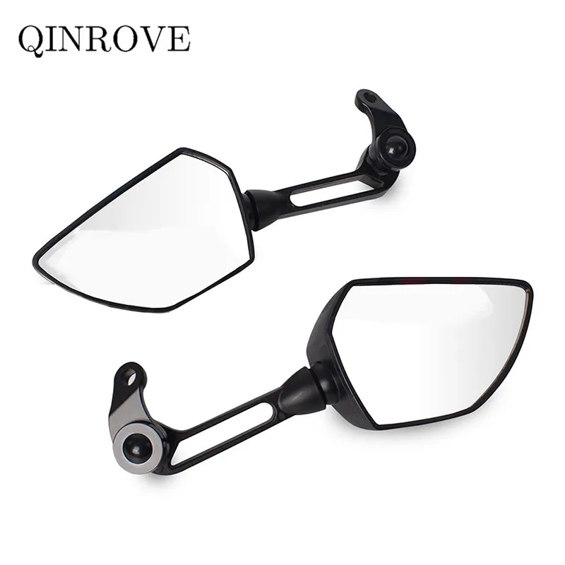 Motorcycle Accessories Rear Mirror ABS 8/10MM Universal White Glass Mirror For CFMOTO 150NK 450MT 450CL 450NK Aprilia Pegaso 650