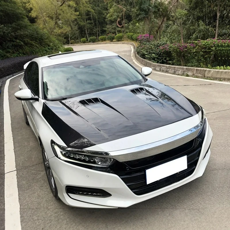 

Easy-Install FORHonda Accord Sport 10th Gen Front Hood Carbon Fiber 2018-2020