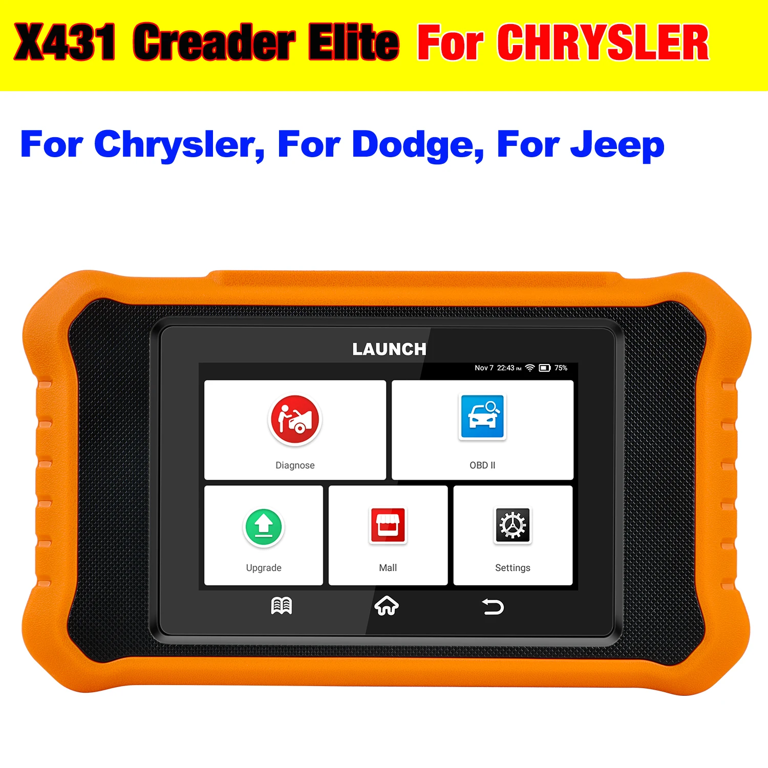 LAUNCH X431 Creader Elite 2.0 OBD2 Scanner
