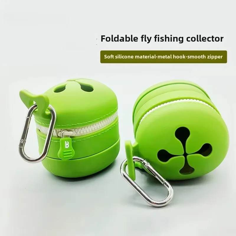 

Portable Trash Storage Bag Fishing Silicone Stretchable for Outdoor Fishing Tackle Camping Tools Fishing Tools