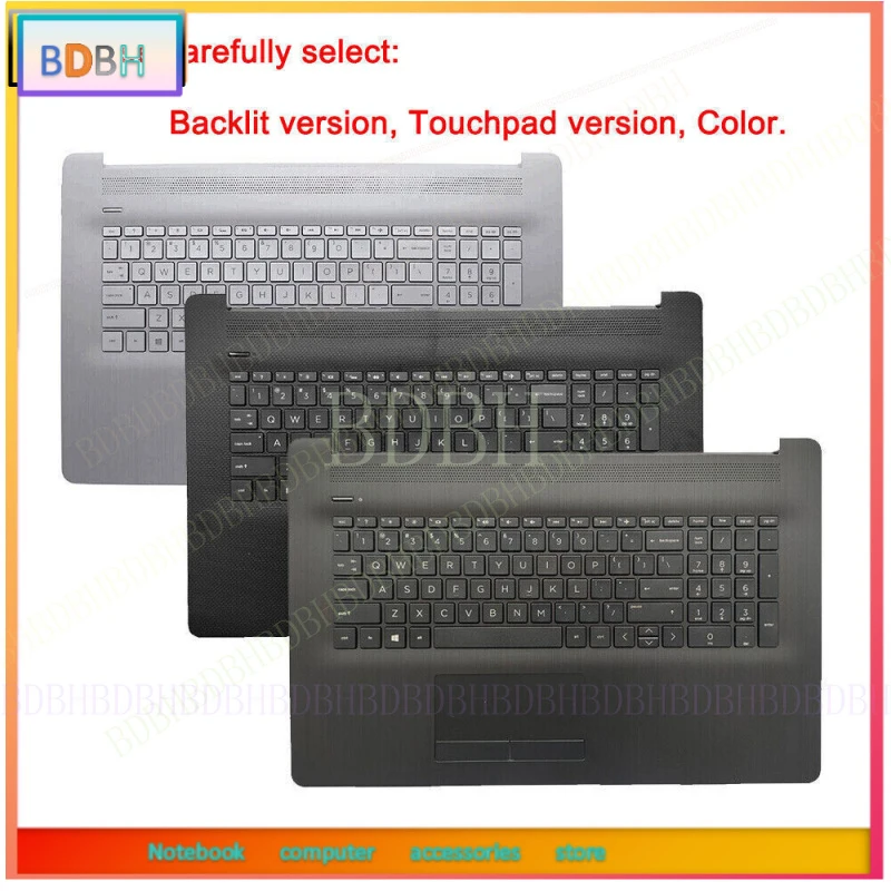 

НОВИНКА: Верхняя крышка корпуса (палмрест) для HP 17BY 17-BY 17-CA 17Z-CA 17T-BY с клавиатурой и тачпадом