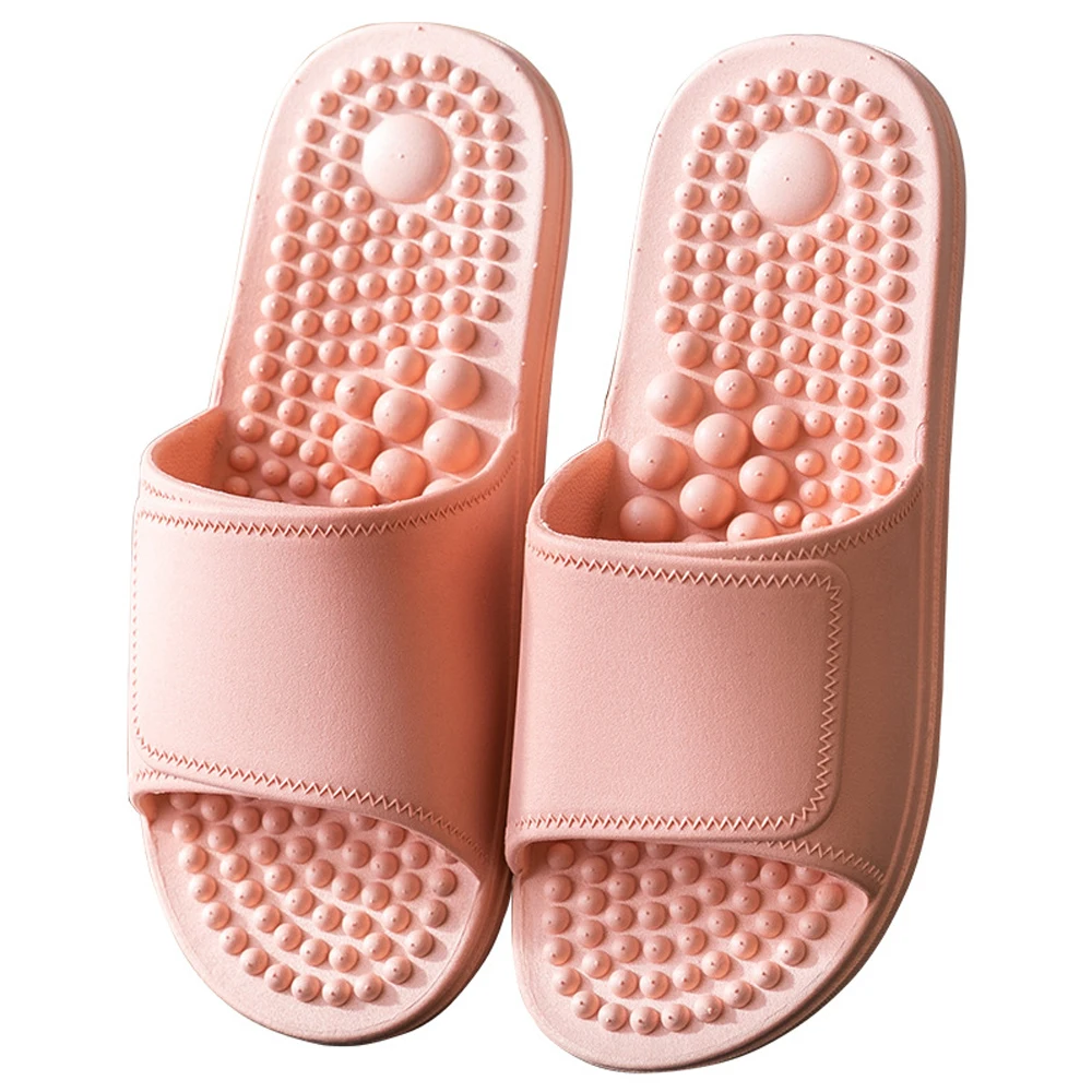 Slippers Female Summer Indoor Home Bathroom Bath Soft Bottom Non-slip Couple Men Massage Sandals Shoes