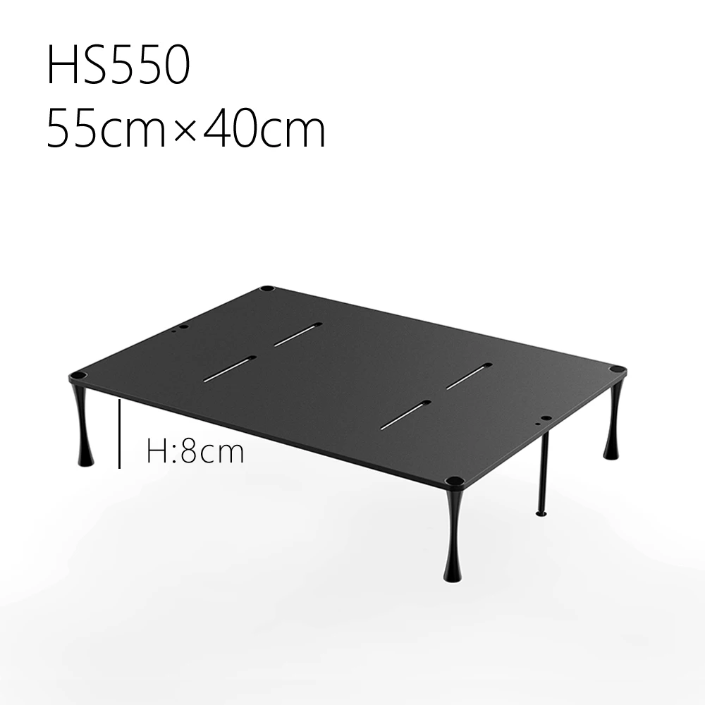 Imagem -03 - Alumínio Desktop Hifi Rack para Dispositivos de Áudio dd Hifi Hs550 Dac Amp Disponível em Preto e Prata