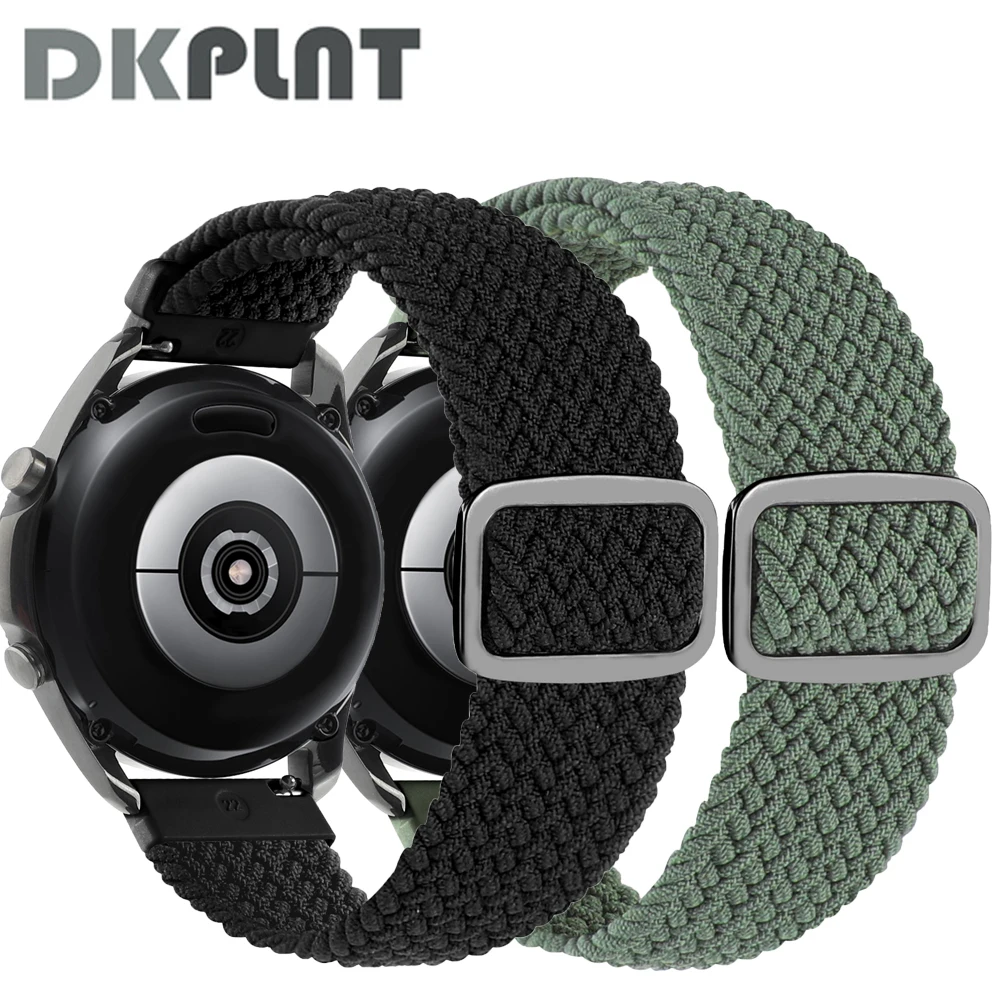 Correa de reloj de bucle solo trenzado de 20mm y 22mm para Huami Amazfit GTS GTR, pulsera de 42mm para Huami Amazfit Bip U Bip S GTS 2